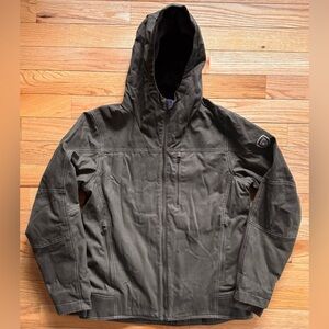 KUHL The Law Fleece Lined Hoody, Men’s Size M, Dark Khaki